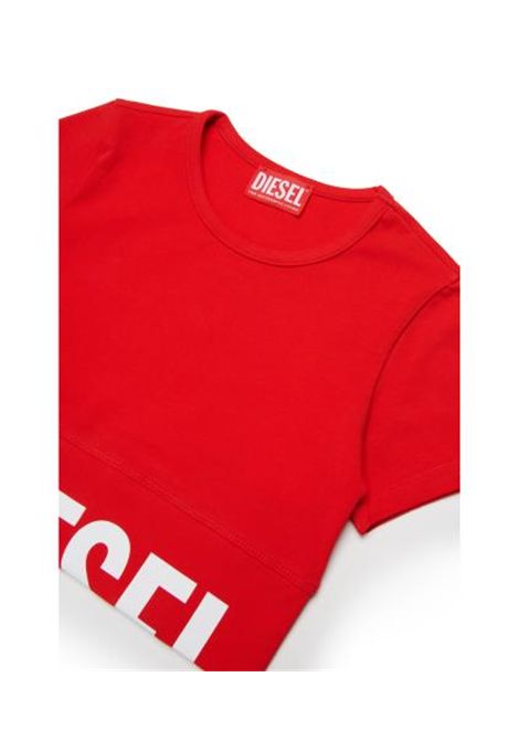 T-shirt crop con logo DIESEL KIDS | J02581 KYA0LK405
